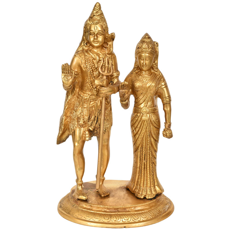 Shiva debout et Parvati