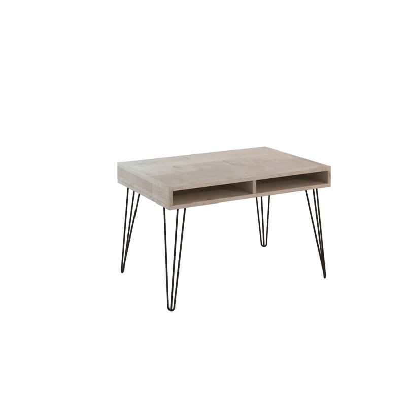 Mare Four Leg Coffee Table with Storage, Beige