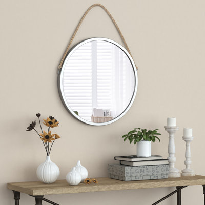 Miroir mural rond Beker