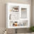 32'' Bathroom Wall Cabinet with Mirror, Wall Mounted Medicine Cabinet with 4 Shelves, Mirrored Door Over Toilet Storage Cabinet& Adjustable Shelves-827646196