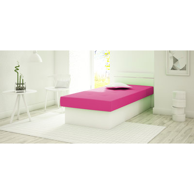 Menon Upholstered DE Size - 80 X 190 Cm Bed with Mattress
