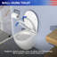 Toilette murale une pièce Rainlex RX-T39W
