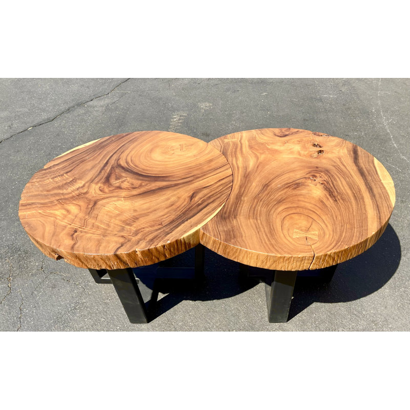 Daijha Solid Wood Top Coffee Table