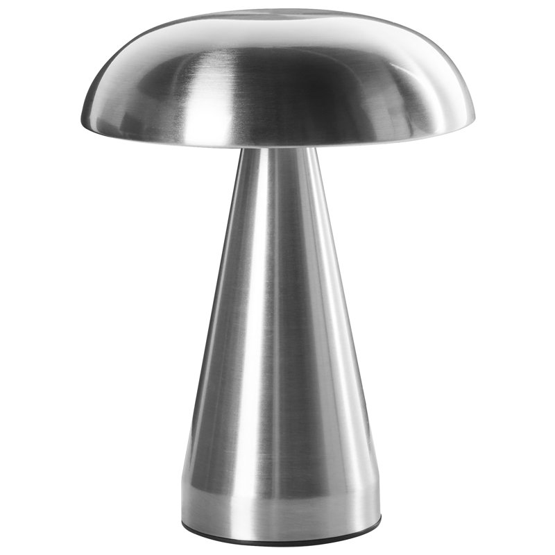 Iron Table Lamp, Silver