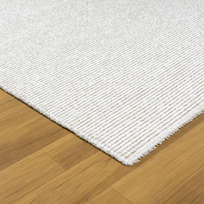 Two Tone Fringed Area Rug, Rectangle 2' x 3'