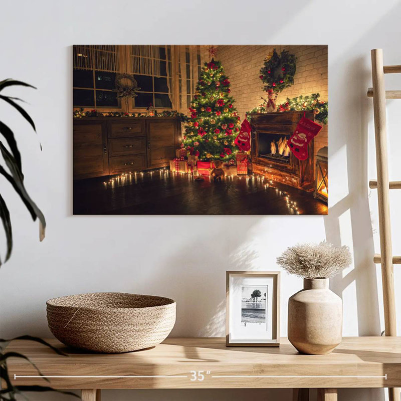Noël à la maison, H 16 po x l 24 po