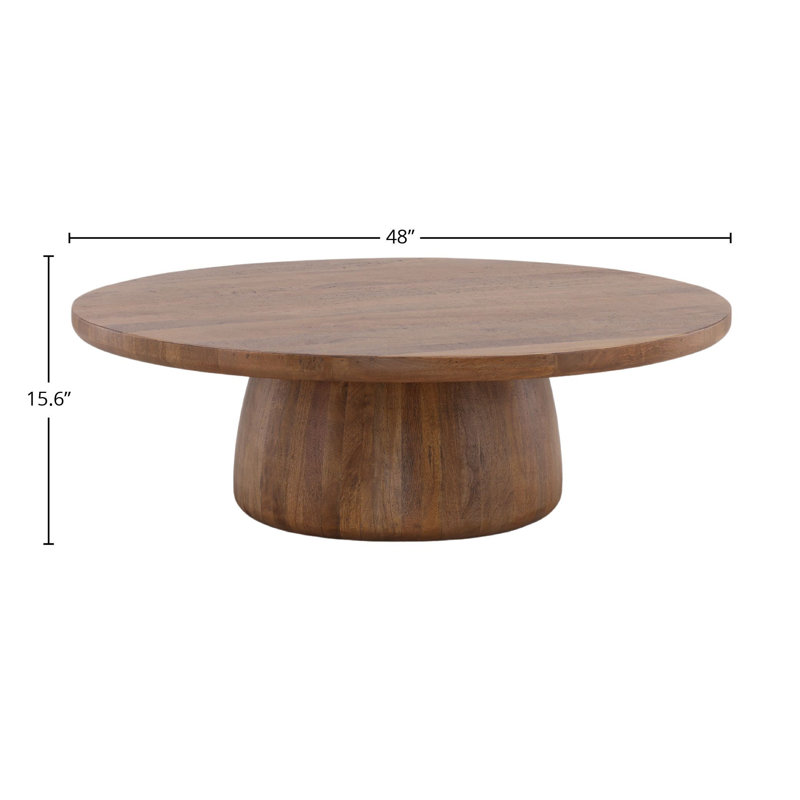 Armstrong Mango Wood Coffee Table, Brown