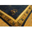 Antique Wool Knotted Blue Rectangle Chinese - Peking Room Size 1920s Rug