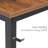 Emarri L-Shaped Stainless Steel Computer Desk-405237553
