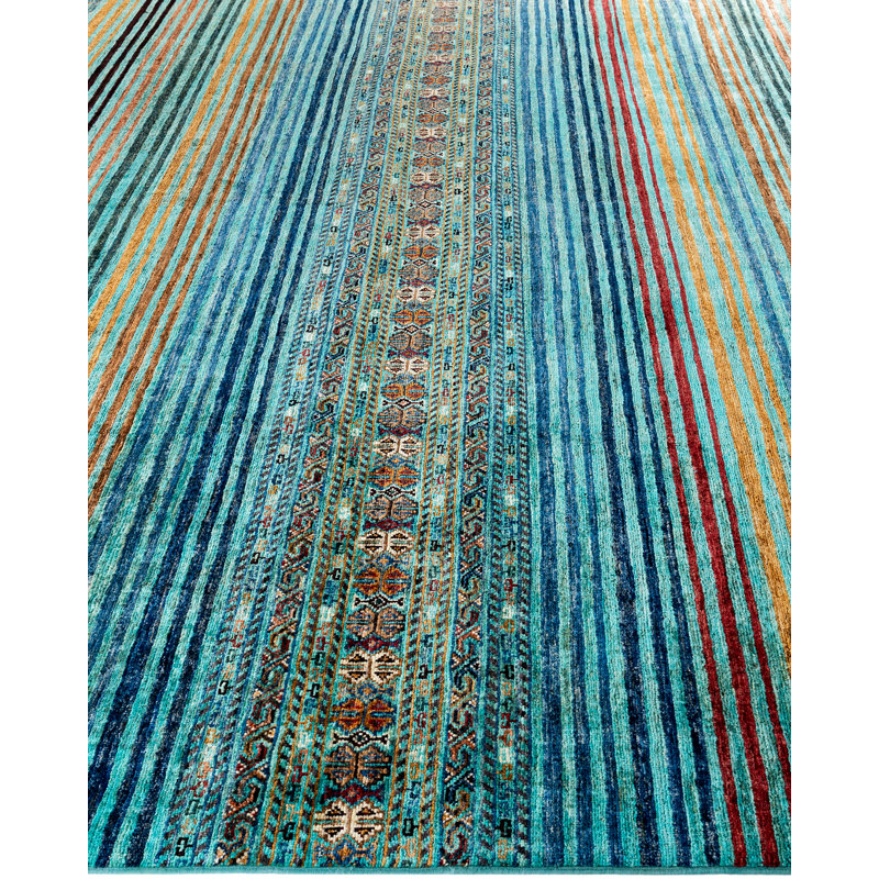 One-of-a-Kind Rectangle 8'8" X 11'11" Hand Knotted Area Rug