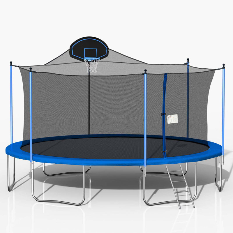 Beyong Round Backyard Trampoline with Safety Enclosure