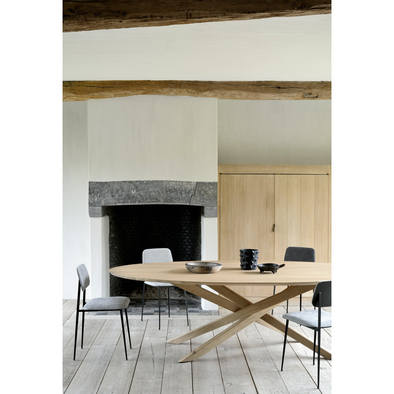 Mikado Oval Solid Oak Dining Table