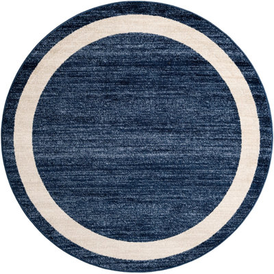 Songul Navy Blue Area Rug