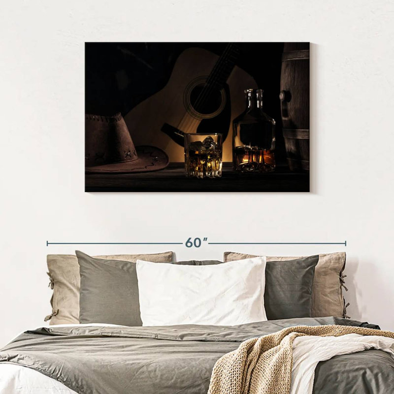 Yarlin Cowboy Whiskey, 30" H x 45" W