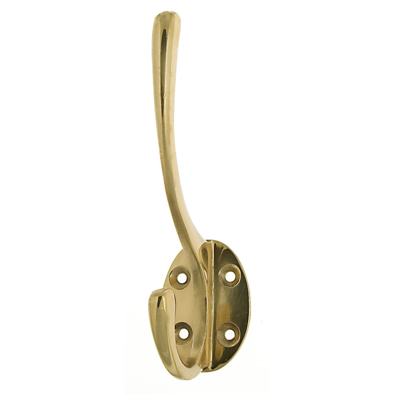 Killeen Brass Wall Wall Hook, Polished Brass