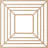 34"OD x 12 1/2"ID x 1/4"T Raven Wood Fretwork Pierced Ceiling Medallion, Alder-63412310-63412300