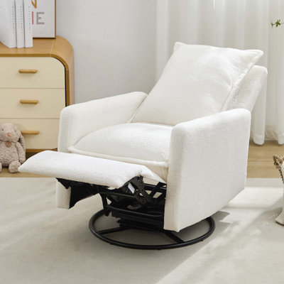 Fauteuil inclinable pivotant, fauteuil inclinable oscillant, fauteuil à bascule pour chambre à coucher et salon