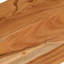  Bureau en bois d'acacia massif naturel durable 35,4 po x 23,6 po-536887100