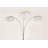 1Pc Modern Design Classic Luxury Sleek Multi-Head Floor Arc Lamp Crystal-Like Accents Drape Living Room Curve Lamp