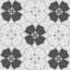 Twenties 4" x 4" Ceramic Patterned Wall & Floor Tile
