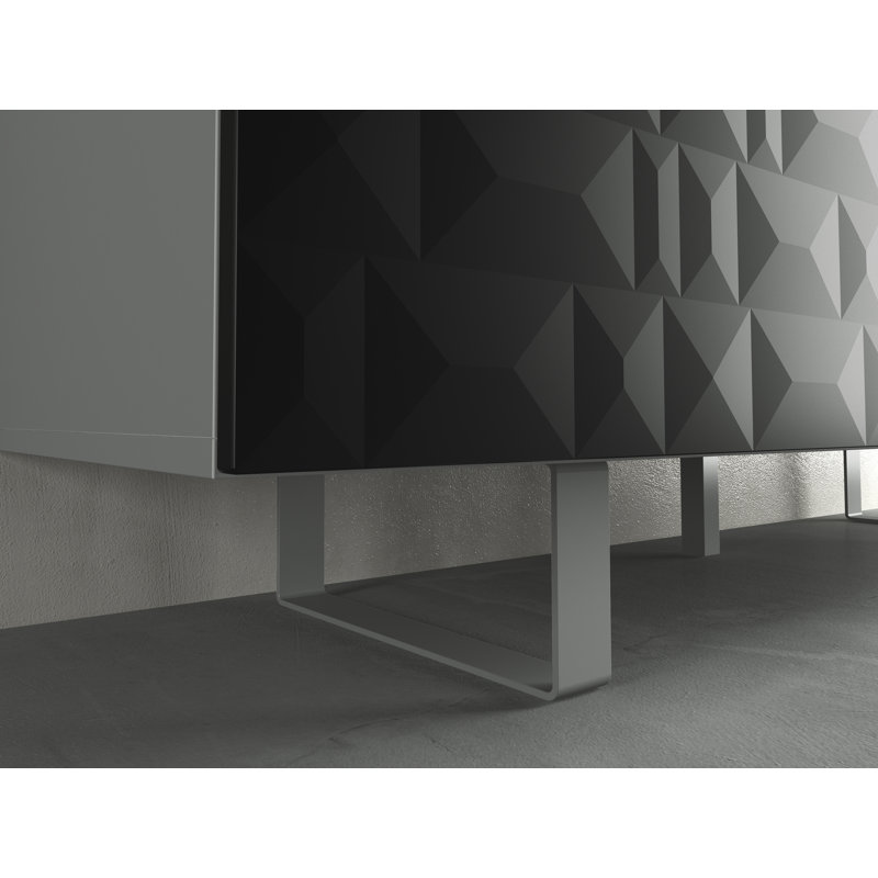 Ege 220cm Sideboard, Dark Concrete