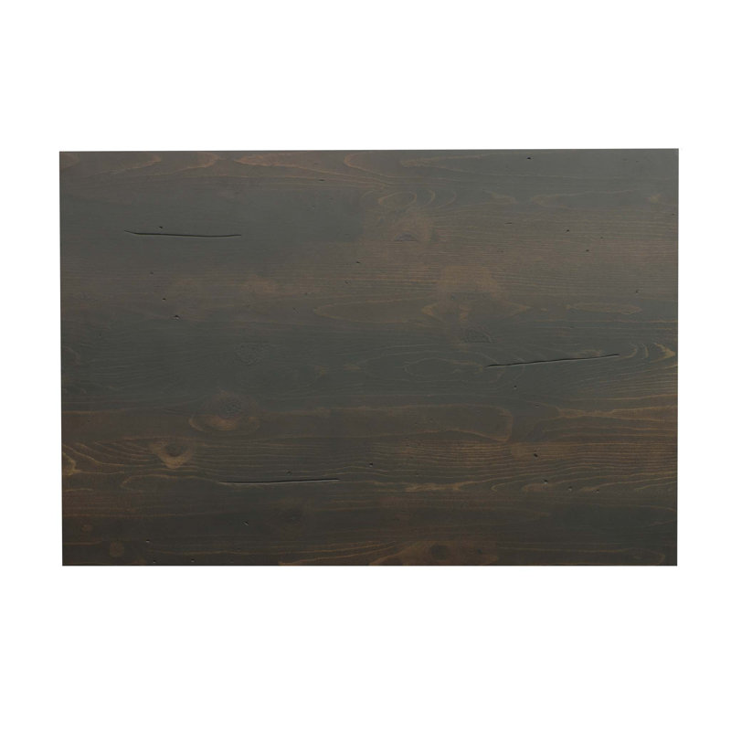 Woodbury Rustic Brown Pine Queen Panel Bed