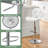 Adjustable Modern PU Leather Swivel Bar Stools with Backrest-105348913