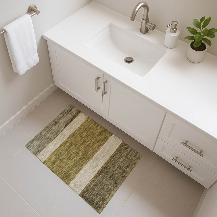 Premium Machine Washable Marasco AMF1624 Stripes Rug