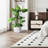 Of 3 Ancient White Grid Ceramic Flowerpots, Frost - And Heat Planters For Various Settings With Sleek Design Drainage Planter 3, All Weather Hole-1849438942