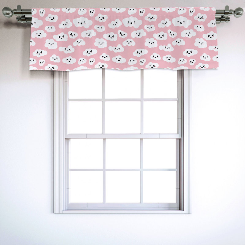 Sateen Ruffled Window Valance
