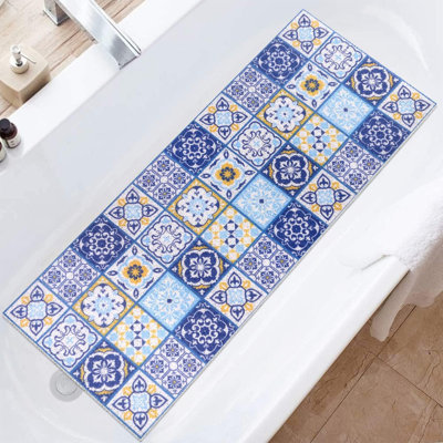 16"x39" Non-slip Loofah Bath Mat
