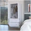 Armoire H 71 po avec deux portes, deux tiroirs et une tringle-1023190533