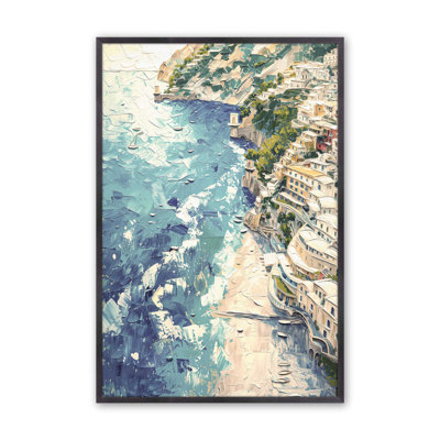 " Positano Sunset Serenade " by Azure Artisanal Studio