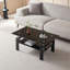 Table basse en verre trempé noir-1542445091