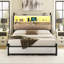Tryston Bed Frame With Bookcase Headboard-907604317-907604314