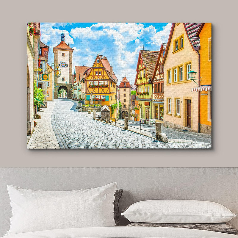 Architecture, bâtiment, Pays-Bas hollandais, campagne, nature, paysage sauvage, sur toile, H 12 po x l 18 po x P 1,5 po