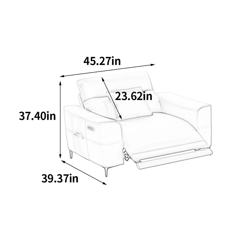 Stylish Light Luxury Electric Sofa