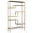 Carbone Marble-Look 5-Tier Display Bookcase Shelf