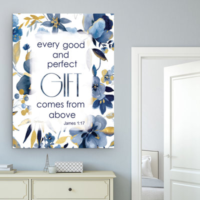 Indigo Scripture II par Carol Robinson - Impression sur toile