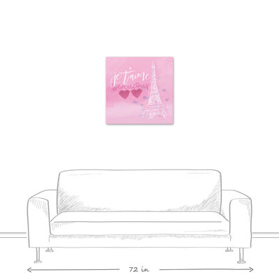 Art sur toile t’aime beaucoup Mapother