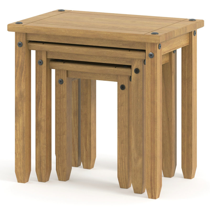Tables gigognes en bois massif Bardwell