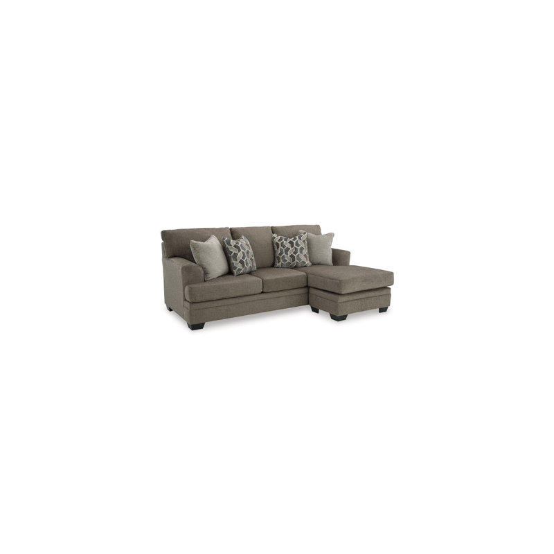 Helen Sofa Chaise, Stonemeade Brown Chenille