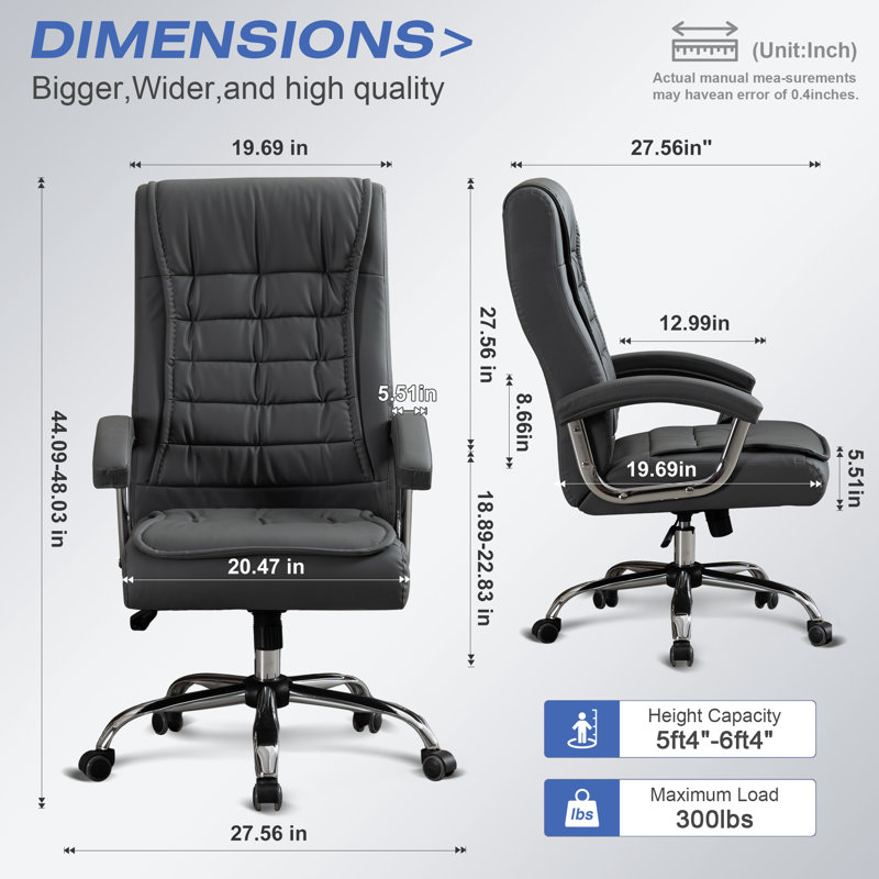 Fauteuil de direction ergonomique Allard, Gris