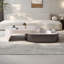 Table basse légère de style crème en pierre