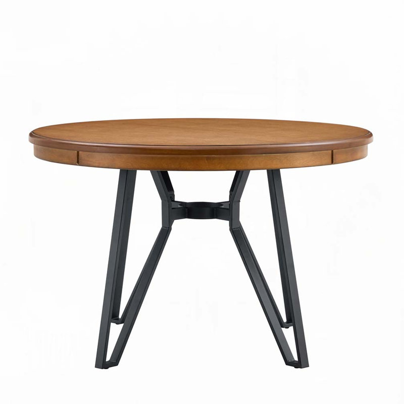 Table de salle à manger ronde, Brun cendré