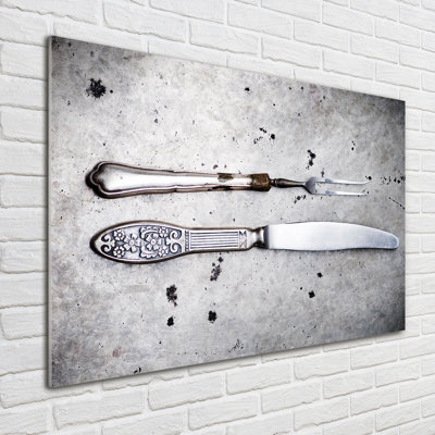 Cutlery - No Frame Print on Glass