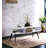 Halima White & Black Finish Coffee Table