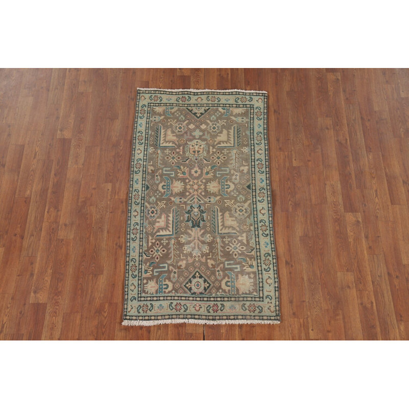 Tapis traditionnel rétro géométrique 3 x 5