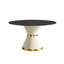 Table de salle à manger moderne en pierre artificielle ronde en acier au carbone pouvant accueillir 6 personnes-1309870765-1309870769