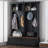 Farmhouse 4-in-1 Hall Tree with Wood Grain Bench & 2 Large Drawers | Mudroom Coat Rack with 6 Hooks & Open Storage | Entryway Organizer for Hallway, Living Room, or Mudroom-918828272